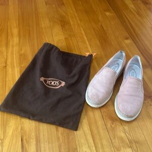 Tod’s women’s pink loafers size 10